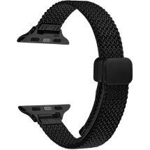 Ремінець Deexe Milanese Band для Apple Watch 42 (Series 10) / 41 / 40 / SE 40 / 38 - Black: фото 1 з 6