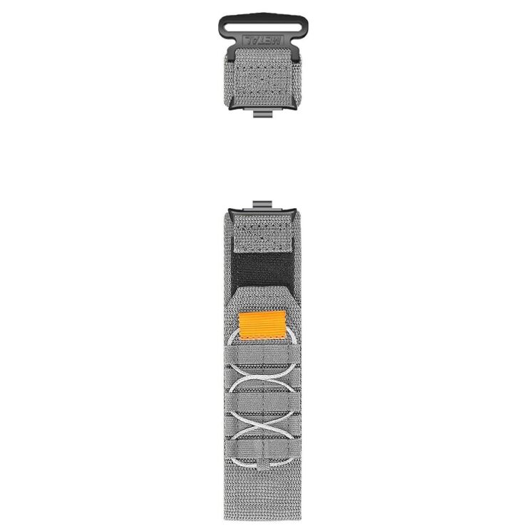 Ремінець Deexe Military для Xiaomi Redmi Watch 4 / 5 / Mi Smart Band 8 Pro / Band 9 Pro - Grey: фото 3 з 8