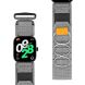 Ремінець Deexe Military для Xiaomi Redmi Watch 4 / 5 / Mi Smart Band 8 Pro / Band 9 Pro - Grey (337419H). Фото 2 з 8