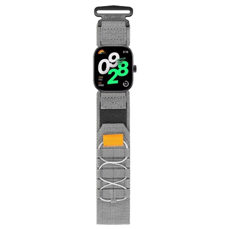 Ремінець Deexe Military для Xiaomi Redmi Watch 4 / 5 / Mi Smart Band 8 Pro / Band 9 Pro - Grey: фото 4 з 8