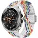 Ремешок Deexe Nylon Bracelet для Samsung Galaxy Watch 8 (40/44mm) / 8 Classic - White / Rainbow (384154WR). Фото 2 из 4