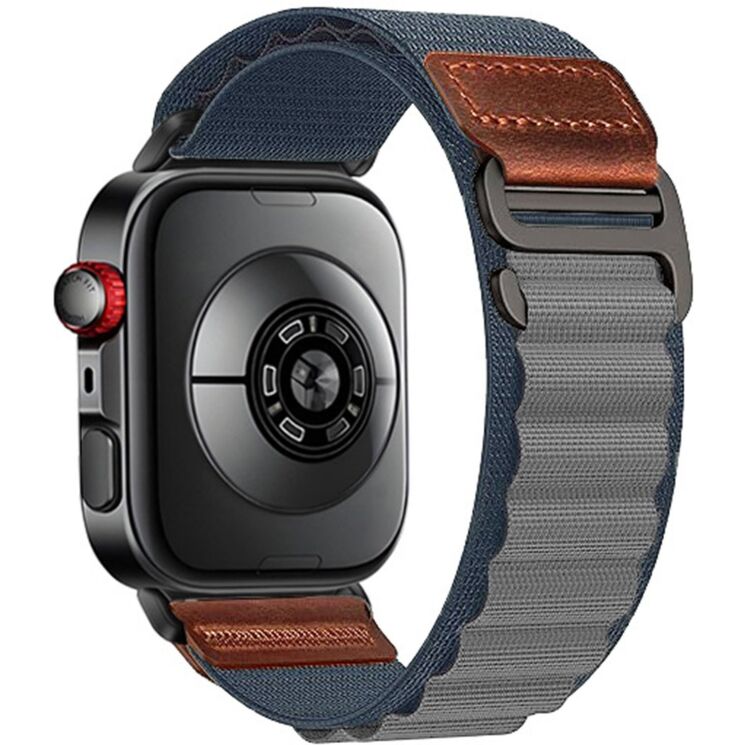 Ремінець Deexe Nylon Leather для Huawei Watch 5 / Fit 5 Pro / Fit 4 / Fit 4 Pro / Fit 3 - Blue (423701L) Ремінець Deexe Nylon Leather для Huawei Watch 5 / Fit 5 Pro / Fit 4 / Fit 4 Pro / Fit 3 - Blue: фото 1 з 7