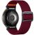 Ремешок Deexe Orbit Flex для Samsung Galaxy Watch 4 / 5 / 6 / 7 / FE (40mm) - Wine Red: фото 1 из 5