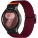Ремешок Deexe Orbit Flex для Samsung Galaxy Watch 4 / 5 / 6 / 7 / FE (40mm) - Wine Red (358115WR). Фото 2 из 5