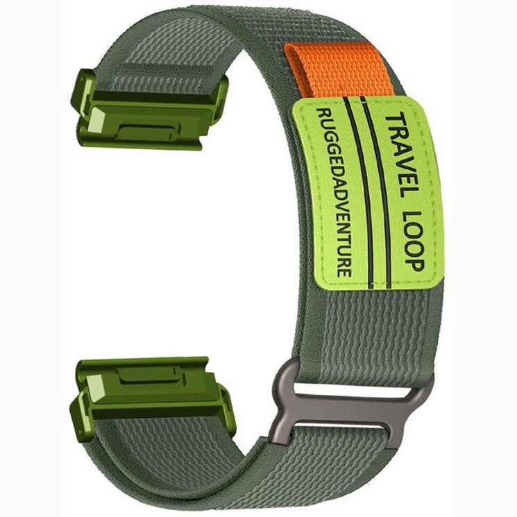 Ремешок Deexe Ranger для часов Garmin c креплением Quick Fit 22mm - Army Green (271432AG) Ремешок Deexe Ranger для часов Garmin c креплением Quick Fit 22mm - Army Green: фото 1 из 3