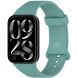 Ремешок Deexe Silicone Band для Xiaomi Mi Smart Band 9 Pro - Green (370312G). Фото 4 из 12