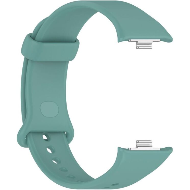 Ремешок Deexe Silicone Band для Xiaomi Mi Smart Band 9 Pro - Green: фото 3 из 12