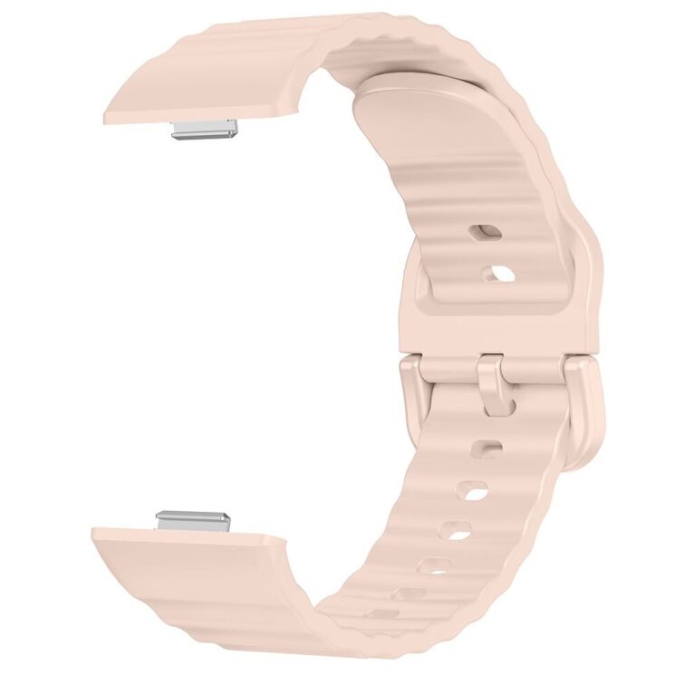 Ремешок Deexe Silicone Fit для Huawei Watch Fit 3 / Fit 4 / Fit 4 Pro - Pink: фото 2 из 4