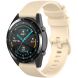 Ремешок Deexe Silicone Watchband для Huawei Watch GT 3 (46mm) - Beige (291709E). Фото 2 из 8