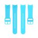 Ремешок Deexe Silicone Watchband для Samsung Galaxy Watch 4 / 4 Classic / 5 / 5 Pro / 6 / 6 Classic / 7 / FE - Sky Blue (284407SL). Фото 4 из 10