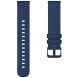Ремешок Deexe Soft Silicone для часов с шириной крепления 18 мм - Navy Blue (324805DB). Фото 4 из 7