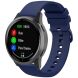 Ремешок Deexe Soft Silicone для часов с шириной крепления 18 мм - Navy Blue (324805DB). Фото 2 из 7