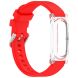 Ремінець Deexe Soft Silicone для Google Fitbit Air - Red (258001R). Фото 4 з 9