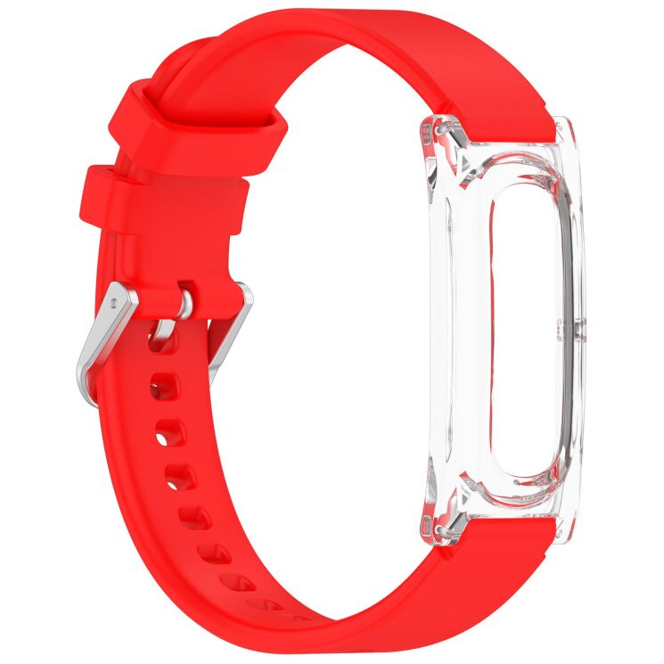Ремінець Deexe Soft Silicone для Google Fitbit Air - Red: фото 4 з 9