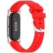 Ремінець Deexe Soft Silicone для Google Fitbit Air - Red (258001R). Фото 2 з 9