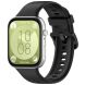 Ремешок Deexe Soft Silicone для Huawei Watch Fit 3 - Black (357103B). Фото 4 из 7
