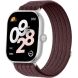 Ремешок Deexe Soft Weave для Xiaomi Redmi Watch 4 / Watch 5 / Watch 6 / Mi Smart Band 8 Pro / Band 9 Pro - Plum (391405WR). Фото 2 из 5