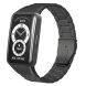 Ремешок Deexe Stainless Steel для Huawei Band 6 / Honor Band 6 - Black (277805B). Фото 1 из 3
