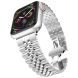 Ремешок Deexe Stainless Steel Strap для Apple Watch 46 / 45 / 44 / SE 44 / 42 (Series 1-3) / Ultra / Ultra 2 - Silver (251339S). Фото 3 из 8