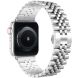 Ремешок Deexe Stainless Steel Strap для Apple Watch 46 / 45 / 44 / SE 44 / 42 (Series 1-3) / Ultra / Ultra 2 - Silver (251339S). Фото 1 из 8