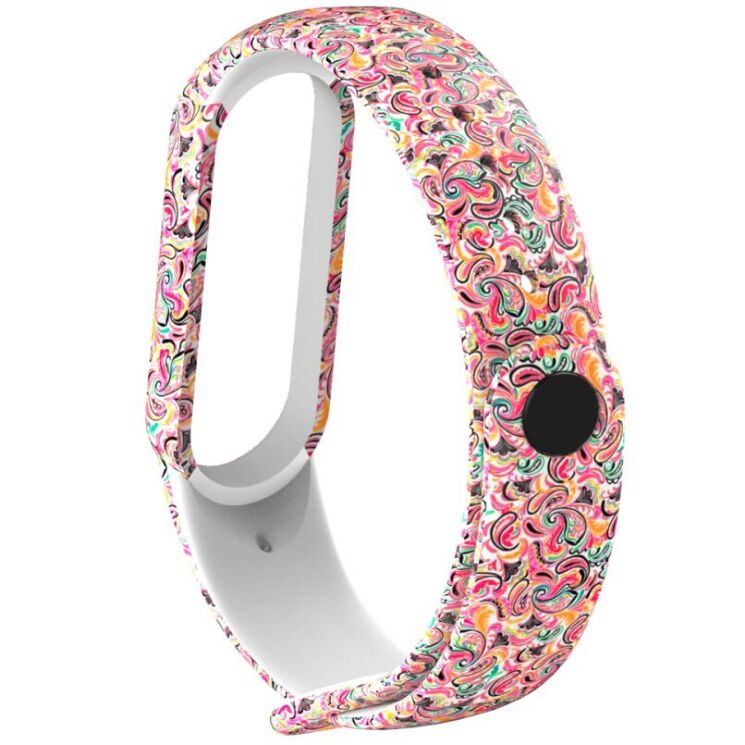 Ремешок Deexe Style Strap для Xiaomi Mi Band 5 / Mi Band 6 - Colorful Pattern: фото 3 из 5