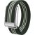 Ремінець для годинника Deexe Triple Fit для WHOOP 5.0 / MG - Green / Silver: фото 1 з 2