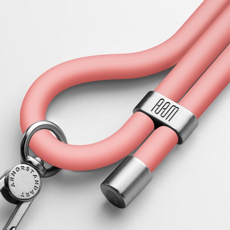 Ремешок для смартфона ArmorStandart Silicone Rope - Titanium Pink: фото 3 из 5