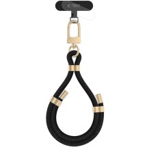 Ремінець для смартфона Tech-Protect C4S ROPE - Black / Gold: фото 1 з 3