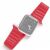 Ремешок DUX DUCIS Leather Chain для Apple Watch 46 / 45 / 44 / SE 44 / 42 (Series 1-3) / Ultra / Ultra 2 - Red: фото 1 из 14