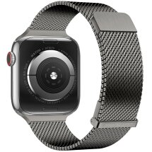 Ремешок DUX DUCIS Milanese Pro для Apple Watch 49 / 46 / 45 / 44 / SE 44 / 42 (Series 1-3) / Ultra / Ultra 2 / Ultra 3 - Graphite: фото 1 из 12