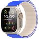 Ремінець DUX DUCIS SD Series для Apple Watch 46 / 45 / 44 / SE 44 / 42 (Series 1-3) / Ultra / Ultra 2 - Blue / Beige (371817EL). Фото 2 з 10