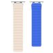 Ремінець DUX DUCIS SD Series для Apple Watch 46 / 45 / 44 / SE 44 / 42 (Series 1-3) / Ultra / Ultra 2 - Blue / Beige (371817EL). Фото 3 з 10