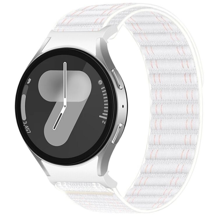 Ремінець Reframe Sprint для Samsung Galaxy Watch 4 / 4 Classic / 5 / 5 Pro / 6 / 6 Classic / 7 / FE - White: фото 4 з 18