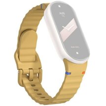 Ремешок Reframe Wavy Pattern для Xiaomi Mi Smart Band 8 / 9 / 10 - Yellow: фото 1 из 12