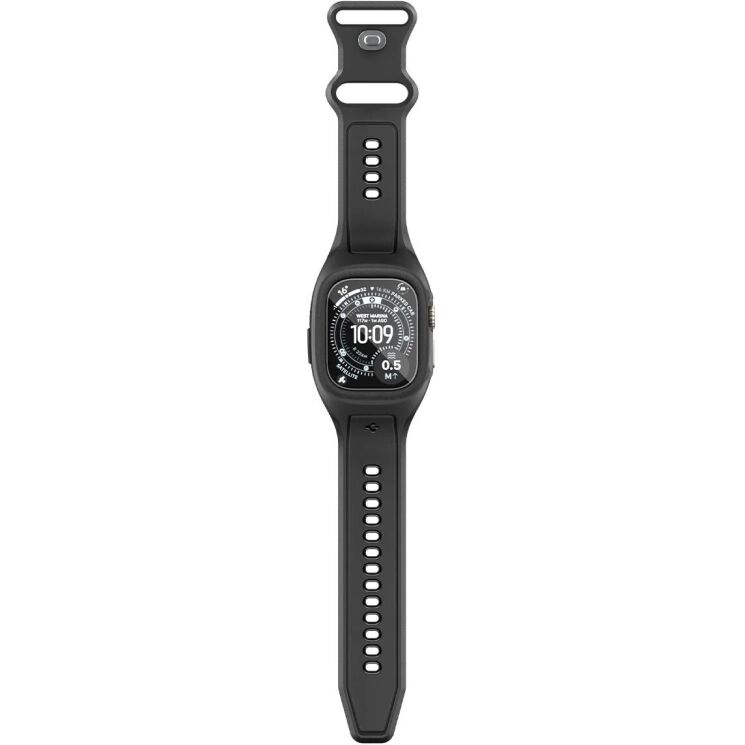 Ремешок Spigen Liquid Air Pro with Screen Protector для Apple Watch Ultra / Ultra 2 / Ultra 3 (49mm) ACS11416 - Black (304648B) Ремешок Spigen Liquid Air Pro with Screen Protector для Apple Watch Ultra / Ultra 2 / Ultra 3 (49mm) ACS11416 - Black: фото 10 из 17
