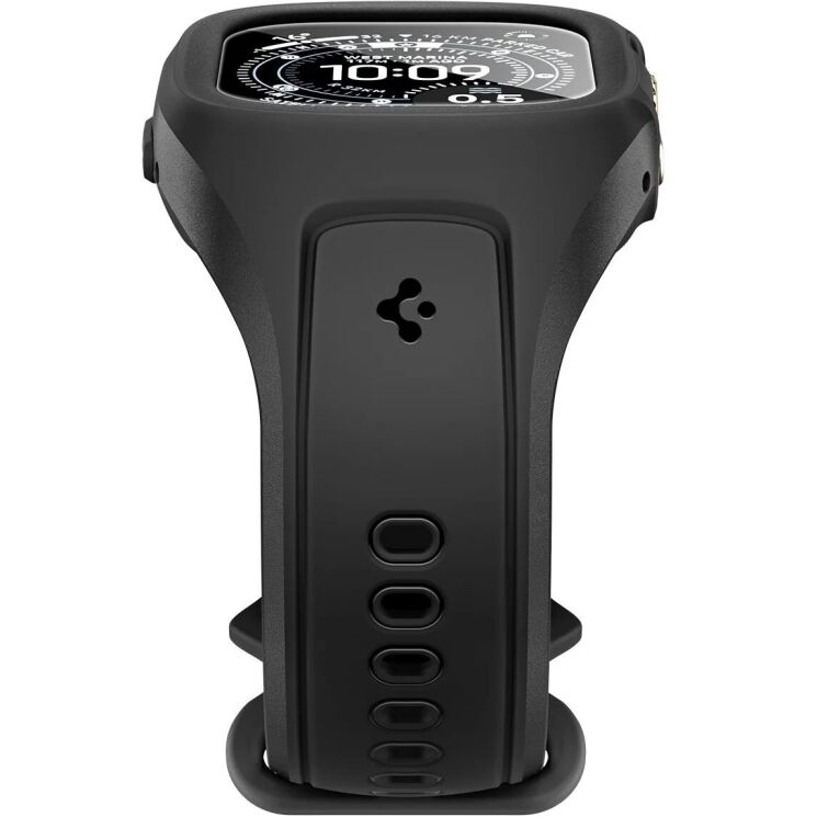 Ремешок Spigen Liquid Air Pro with Screen Protector для Apple Watch Ultra / Ultra 2 / Ultra 3 (49mm) ACS11416 - Black (304648B) Ремешок Spigen Liquid Air Pro with Screen Protector для Apple Watch Ultra / Ultra 2 / Ultra 3 (49mm) ACS11416 - Black: фото 5 из 17