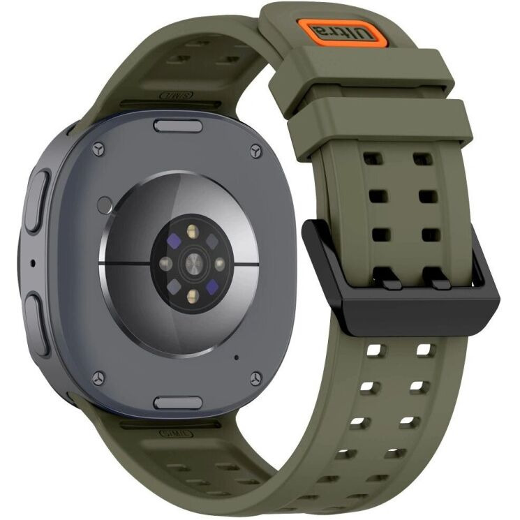 Ремешок Tech-Protect Silicone Air для Samsung Galaxy Watch 9 (40/44mm) / 8 (40/44mm) / 8 Classic - Olive Green: фото 2 из 5
