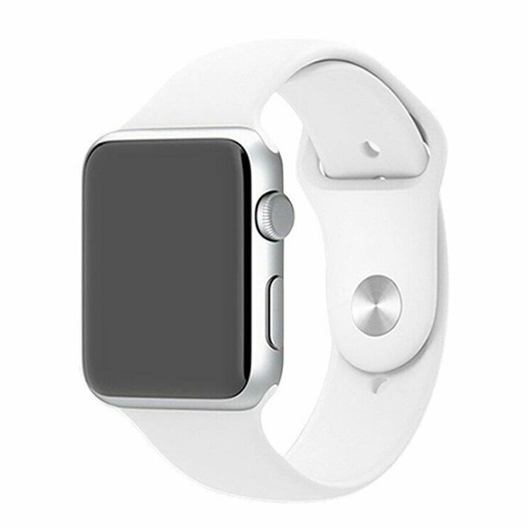 Ремешок UniCase Original Style для Apple Watch 46 / 45 / 44 / SE 44 / 42 (Series 1-3) / Ultra / Ultra 2 - White: фото 1 из 10