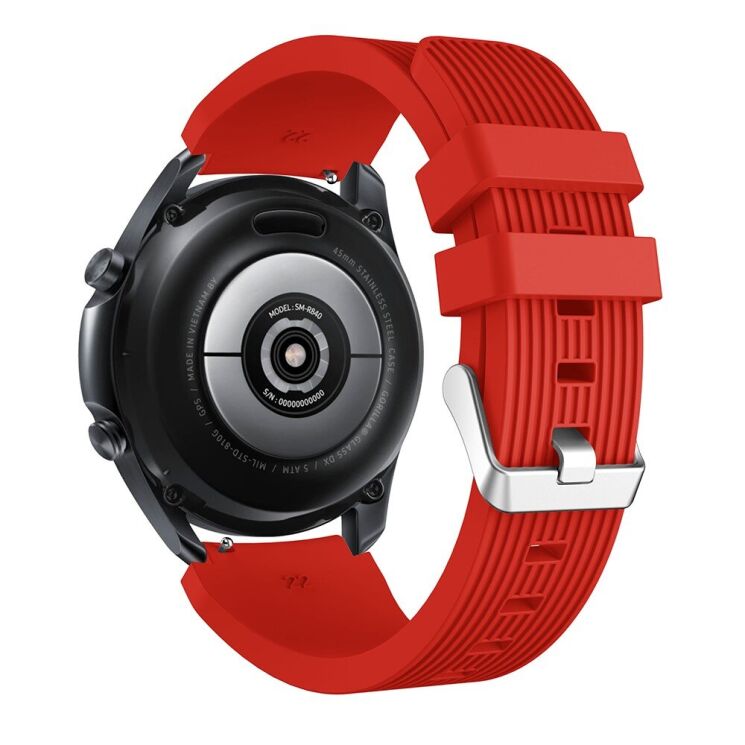 Ремешок UniCase Soft Line для Samsung Galaxy Watch 3 (45mm) - Red: фото 1 из 4