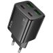 Сетевое зарядное устройство Hoco N56 30W 2C+2U - Black (960172B). Фото 1 из 7