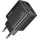 Сетевое зарядное устройство Hoco N56 30W 2C+2U - Black (960172B). Фото 2 из 7
