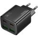 Сетевое зарядное устройство Hoco N56 30W 2C+2U - Black (960172B). Фото 3 из 7