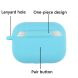 Силиконовый чехол Deexe 3D Cartoon для AirPods Pro - Blue Rainbow (263214H). Фото 3 из 7