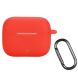 Силиконовый чехол Deexe Silicone Case (FH) для OPPO Enco Buds 3 Pro - Red (382000R). Фото 1 из 8