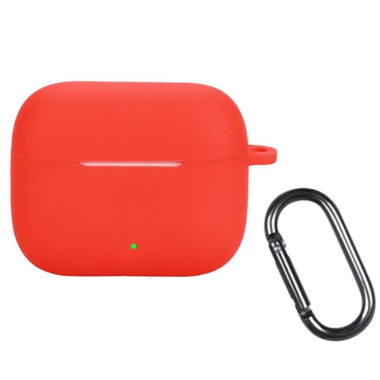 Силиконовый чехол Deexe Silicone Case (FH) для OPPO Enco Buds 3 Pro - Red: фото 1 из 8