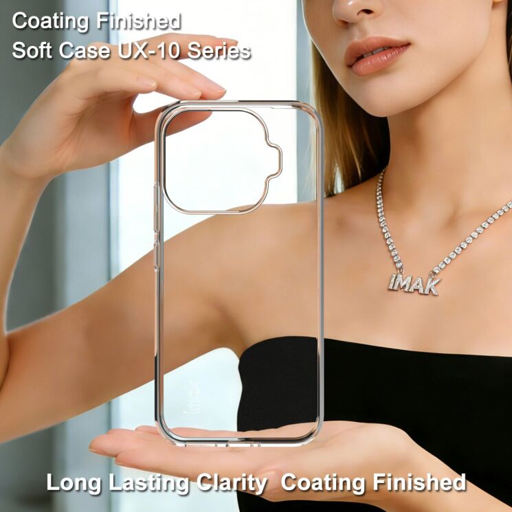 Силіконовий чохол IMAK UX-10 Series для Xiaomi 17T - Transparent (408802T) Силіконовий чохол IMAK UX-10 Series для Xiaomi 17T - Transparent: фото 3 з 8