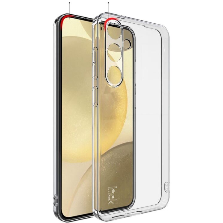 Силиконовый чехол IMAK UX-5 Series для Samsung Galaxy S24 (S921) - Transparent: фото 7 из 11