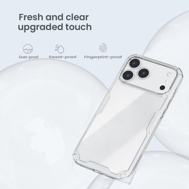 Силіконовий чохол NILLKIN Nature TPU Pro для Apple iPhone 17 Pro Max - Transparent: фото 8 з 11
