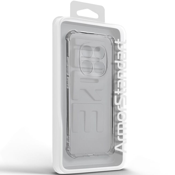 Силиконовый (TPU) чехол ArmorStandart Air Force для Xiaomi Redmi Note 15 Pro 5G - Transparent: фото 3 из 6