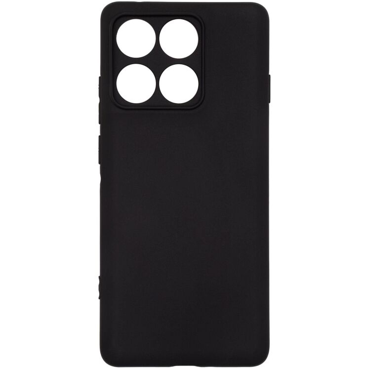 Силиконовый (TPU) чехол ArmorStandart Matte Slim Fit для Motorola Edge 60 Pro - Black: фото 1 из 5